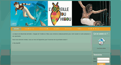 Desktop Screenshot of loreilleduhibou.com